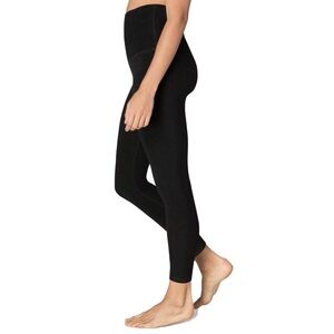 BeyondYoga Spacedye Caught in the Midi with You - size S - black NWOT